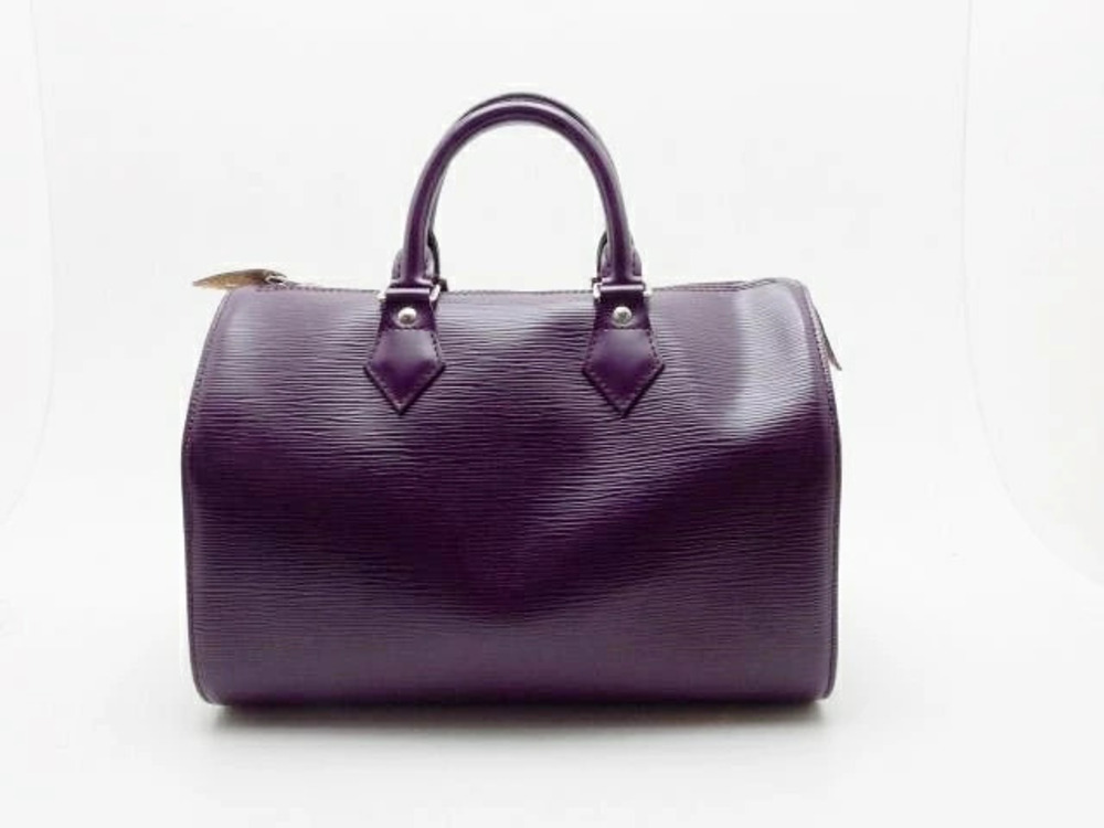 LOUIS VUITTON Speedy Handbag Epi Leather Cassis